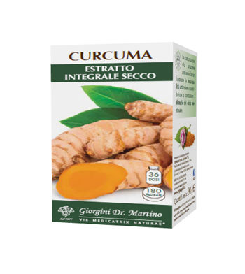 CURCUMA ESTRATTO INTEGRALE SECCO 180 PASTIGLIE - Parafarmacia Mostacciano