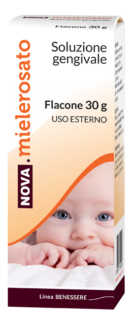 NOVA MIELEROSATO SOLUZIONE GENGIVALE 30 G - Parafarmacia Mostacciano