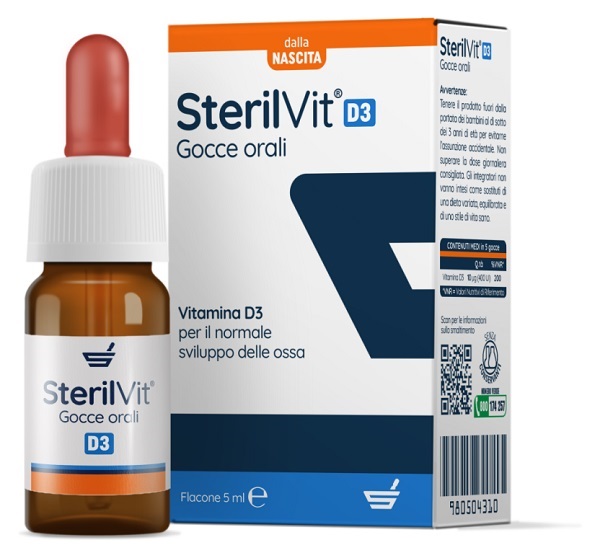 STERILVIT D3 GOCCE 5 ML - Parafarmacia Mostacciano