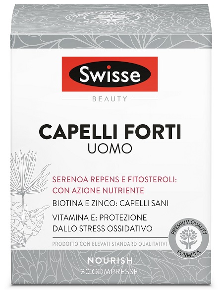 SWISSE CAPELLI FORTI UOMO 30 COMPRESSE - Parafarmacia Mostacciano