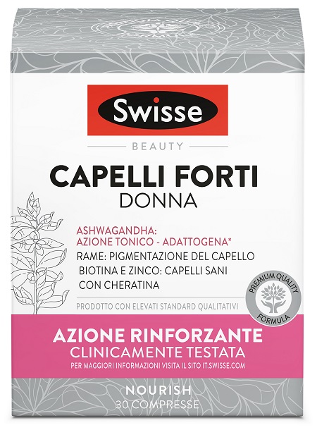 SWISSE CAPELLI FORTI DONNA 30 COMPRESSE - Parafarmacia Mostacciano