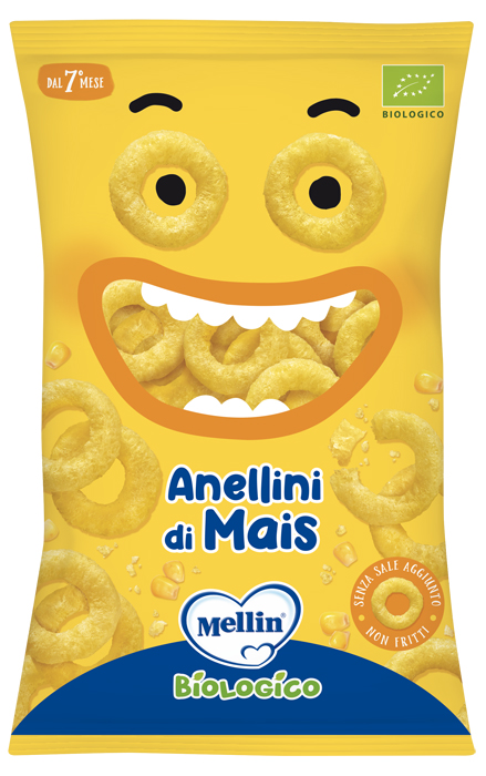 MELLIN SNACK BIO ANELLINI MAIS 15 G - Parafarmacia Mostacciano