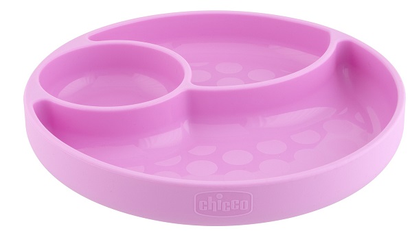 CHICCO PIATTO SILICONE VENTOSA ROSA - Parafarmacia Mostacciano