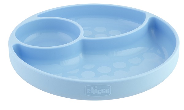 CHICCO PIATTO SILICONE VENTOSA BLU - Parafarmacia Mostacciano