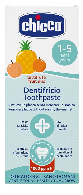 CHICCO DENTIFRICIO TUTTIFRUTTI 12 MESI - Parafarmacia Mostacciano