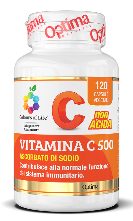 COLOURS OF LIFE VITAMINA C 500 120 CAPSULE VEGETALI 900 MG - Parafarmacia Mostacciano