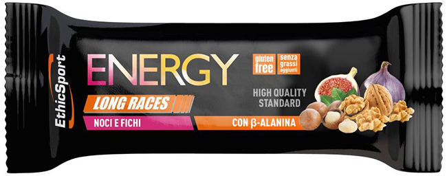 ETHICSPORT ENERGY LONG RACES BARRETTA ENERGETICA CON BETA-ALANINA NOCI E FICHI 40 G - Parafarmacia Mostacciano