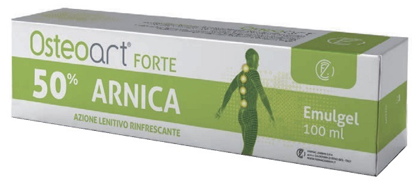 OSTEOART FORTE 50% ARNICA EMULGEL 100 ML AZIONE LENITIVA RINFRESCANTE - Parafarmacia Mostacciano