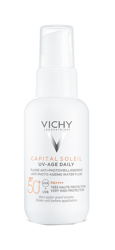 CAPITAL SOLEIL UV-AGE FLUIDO ANTI-FOTOINVECCHIAMENTO SPF50+ 40 ML - Parafarmacia Mostacciano