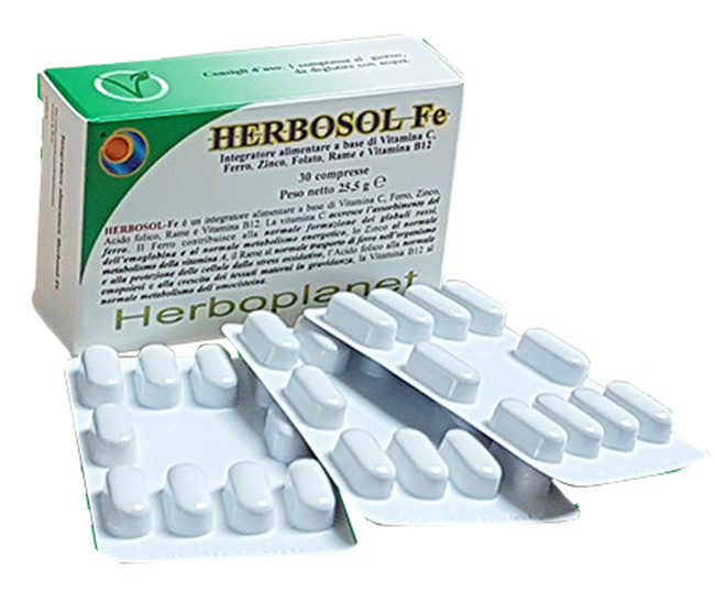 HERBOSOL FE 30 COMPRESSE - Parafarmacia Mostacciano