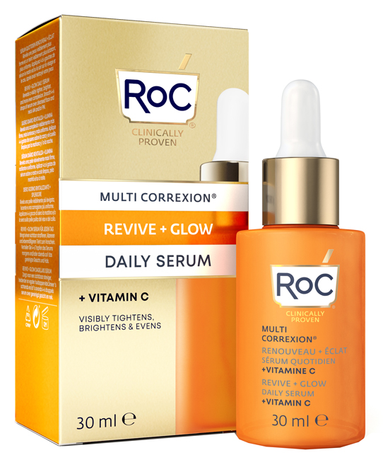 ROC MULTI CORREXION REVIVE + GLOW SIERO VISO 30 ML - Parafarmacia Mostacciano