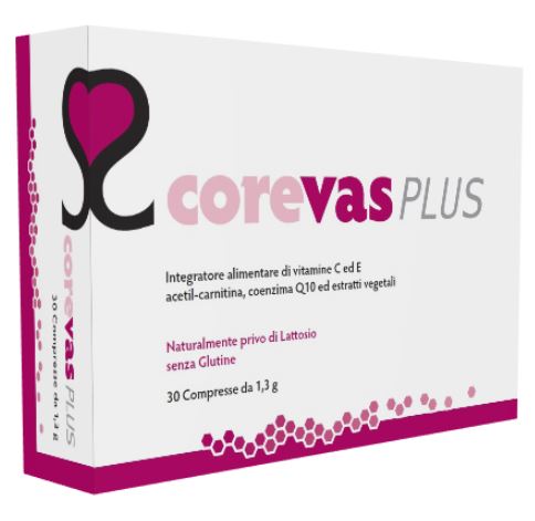 COREVAS PLUS 30 COMPRESSE - Parafarmacia Mostacciano