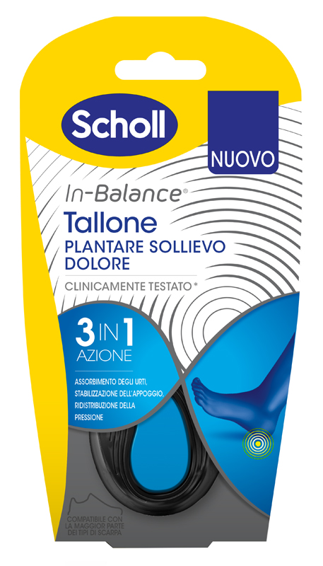 SCHOLL PLANTARE TALLONE S 2 PEZZI - Parafarmacia Mostacciano