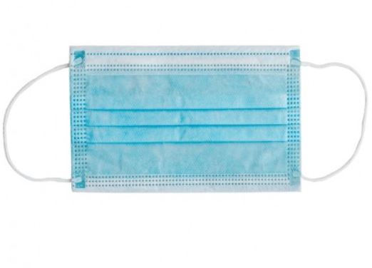 MASCHERINA CHIRURGICA FILTRANTE 98% 3 VELI TIPO IIR CON ELASTICI ADULTI AZZURRA 10 PEZZI - Parafarmacia Mostacciano