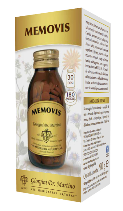 MEMOVIS 180 PASTIGLIE - Parafarmacia Mostacciano