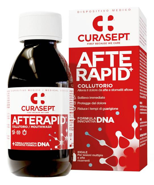 CURASEPT COLLUTORIO AFTE RAPID DNA 125 ML - Parafarmacia Mostacciano