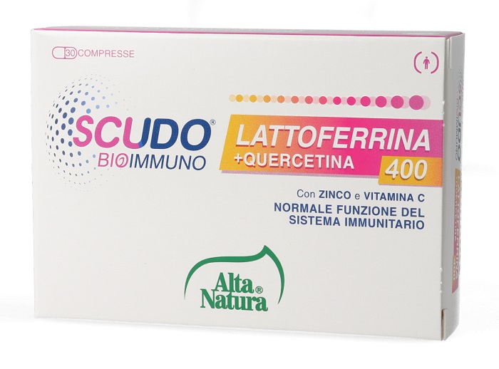 SCUDO LATTOFERRINA + QUERCETINA 400 30 COMPRESSE - Parafarmacia Mostacciano