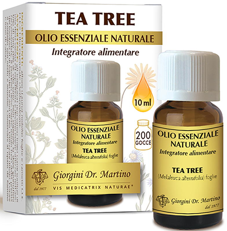 TEA TREE OLIO ESSENZIALE NATURALE 10 ML - Parafarmacia Mostacciano
