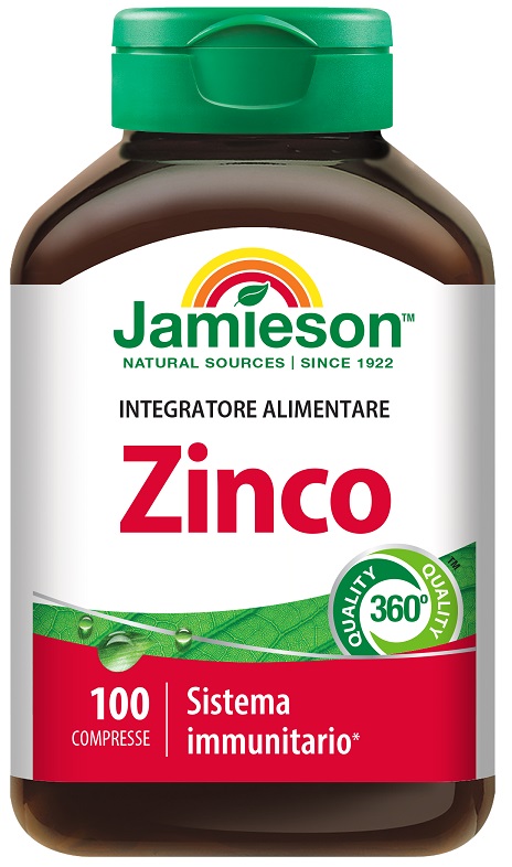 JAMIESON ZINCO 100 COMPRESSE - Parafarmacia Mostacciano