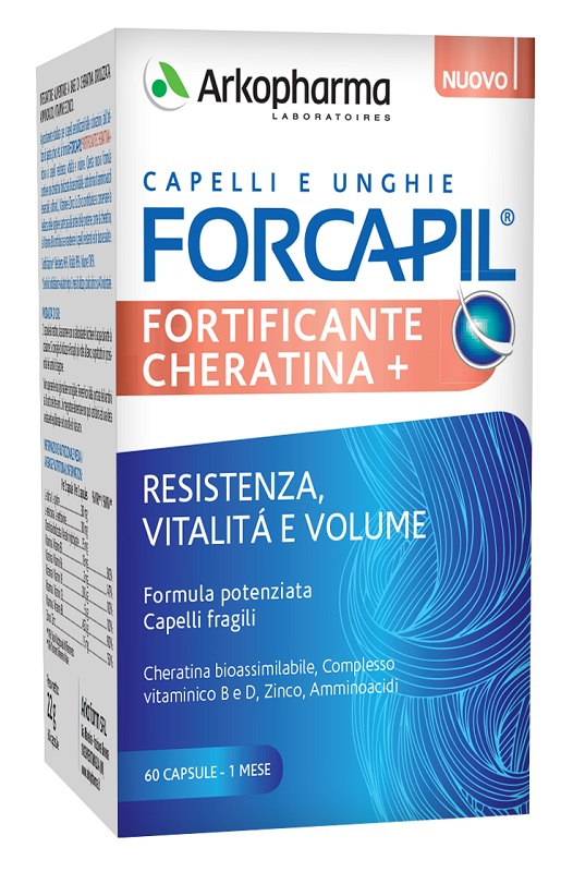 FORCAPIL FORTIFICANTE CHERATINA 60 CAPSULE - Parafarmacia Mostacciano