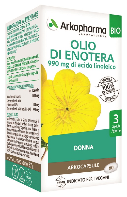 ARKOCPS OLIO ENOTERA BIO 60 CAPSULE - Parafarmacia Mostacciano