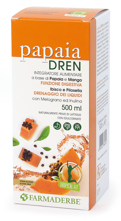 PAPAIA DREN 500 ML - Parafarmacia Mostacciano