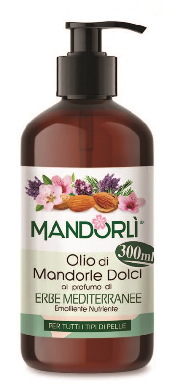 MANDORLI ERBE MEDITERRANEE OLIO CORPO 300 ML - Parafarmacia Mostacciano