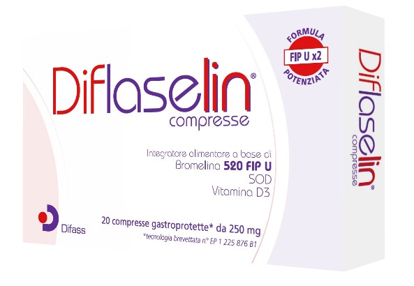 DIFLASELIN 20 COMPRESSE GASTROPROTETTE 250 MG - Parafarmacia Mostacciano