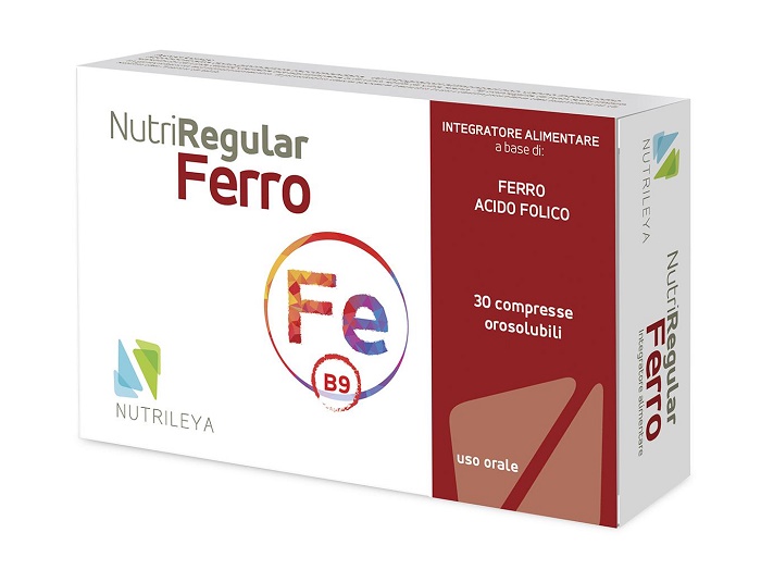 NUTRIREGULAR FERRO 30 COMPRESSE OROSOLUBILI - Parafarmacia Mostacciano