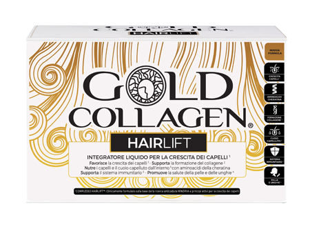 GOLD COLLAGEN HAIRLIFT 10 FLACONCINI DA 50 ML - Parafarmacia Mostacciano