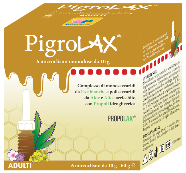 MICROCLISMA PIGROLAX ADULTI 6 X 10 G - Parafarmacia Mostacciano