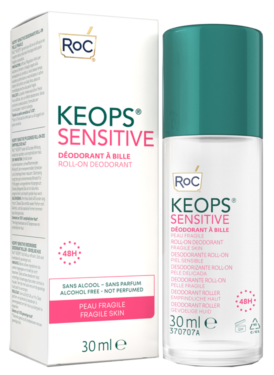 ROC KEOPS DEODORANTE ROLL-ON 48H SENSITIVE 30 ML - Parafarmacia Mostacciano