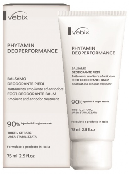 VEBIX PHYTAMIN E DEO PERFORMANCE BALSAMO PIEDI 24H-75ML - Parafarmacia Mostacciano