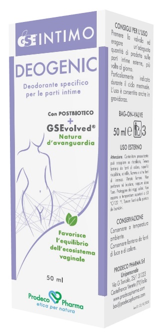 GSE INTIMO DEOGENIC 50 ML - Parafarmacia Mostacciano