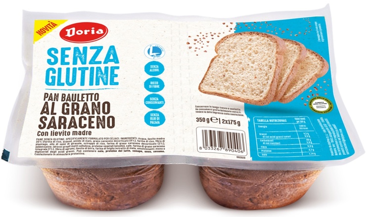 DORIA PAN BAULETTO GRANO SARACENO 2X175 G - Parafarmacia Mostacciano