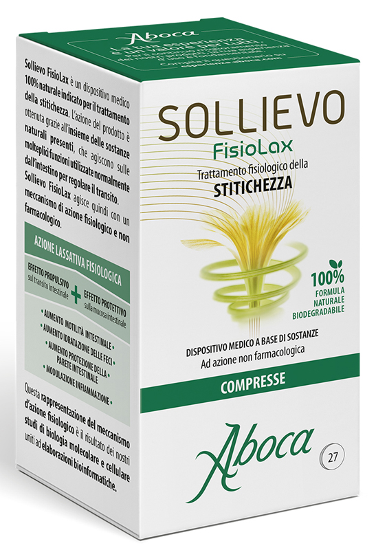 SOLLIEVO FISIOLAX 27 COMPRESSE - Parafarmacia Mostacciano