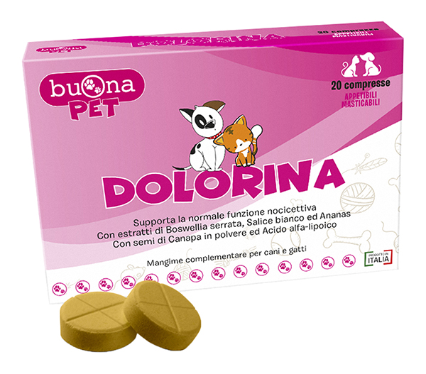 DOLORINA 20 COMPRESSE NUOVA FORMULA - Parafarmacia Mostacciano