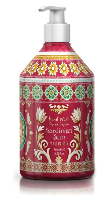 MAIOLICHE SAPONE LIQUIDO 500 ML SARDINIAN SUN - Parafarmacia Mostacciano