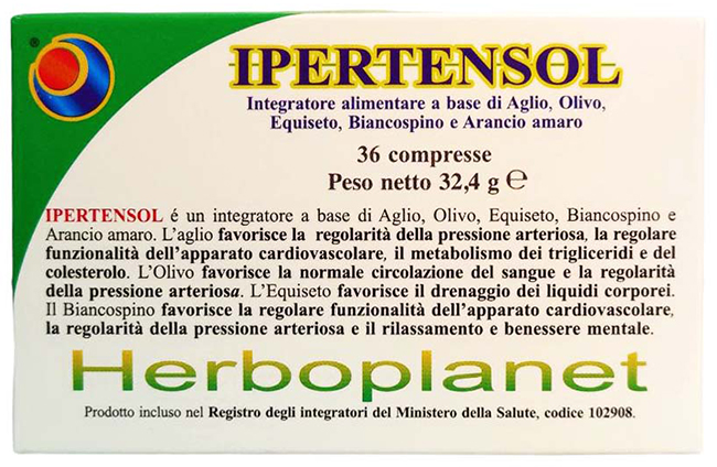 IPERTENSOL 36 COMPRESSE - Parafarmacia Mostacciano