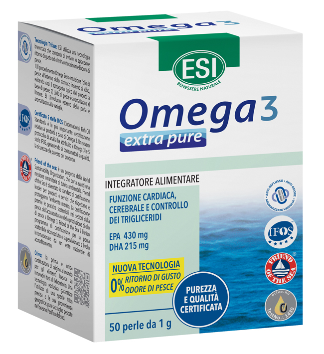 ESI OMEGA 3 EXTRA PURE 50 PERLE - Parafarmacia Mostacciano