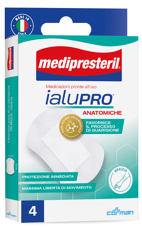 MEDIPRESTERIL IALUPRO BRACCIA 7,5X10 CM 4 PEZZI - Parafarmacia Mostacciano