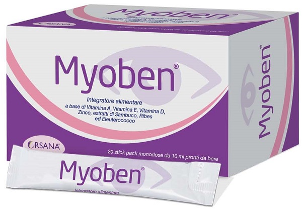 MYOBEN 20 STICK PACK X 10 ML - Parafarmacia Mostacciano