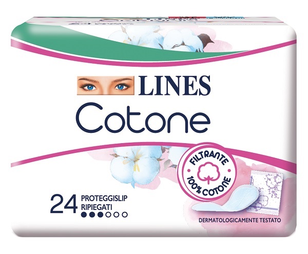 LINES COTONE BIO SALVASLIP RIPIEGATI 24 PEZZI - Parafarmacia Mostacciano