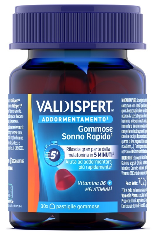 VALDISPERT NATURAL&SLEEP 30 PASTIGLIE GOMMOSE - Parafarmacia Mostacciano