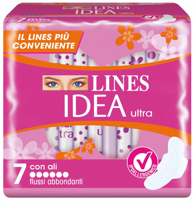 LINES IDEA ULTRA FLUSSI ABBONDANTI 7 PEZZI - Parafarmacia Mostacciano