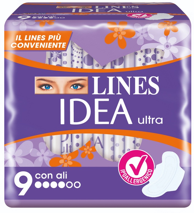 LINES IDEA ULTRA GIORNO ALI 9 PEZZI - Parafarmacia Mostacciano