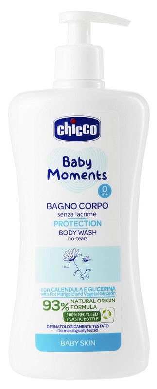 CHICCO BABY MOMENTS BAGNO DELICATE 500 ML - Parafarmacia Mostacciano
