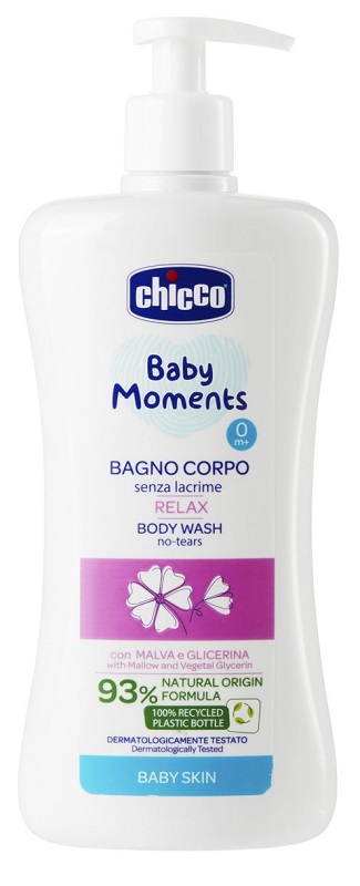 CHICCO BABY MOMENTS BAGNO RELAX 500 ML - Parafarmacia Mostacciano