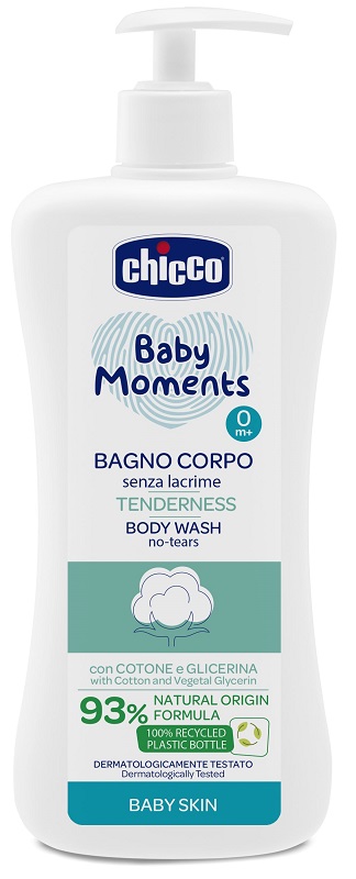 CHICCO BABY MOMENTS BAGNO TENEREZZA 500 ML - Parafarmacia Mostacciano
