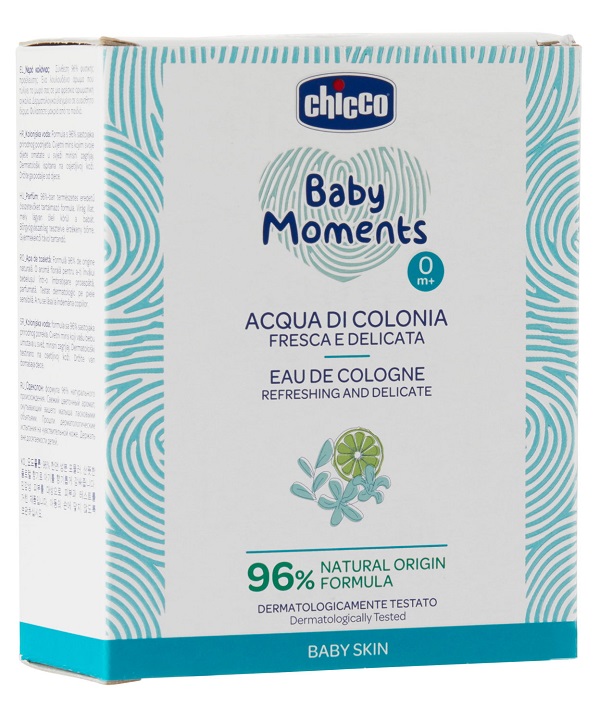 CHICCO BABY MOMENTS ACQUA COLONIA REFRESH 100 ML - Parafarmacia Mostacciano